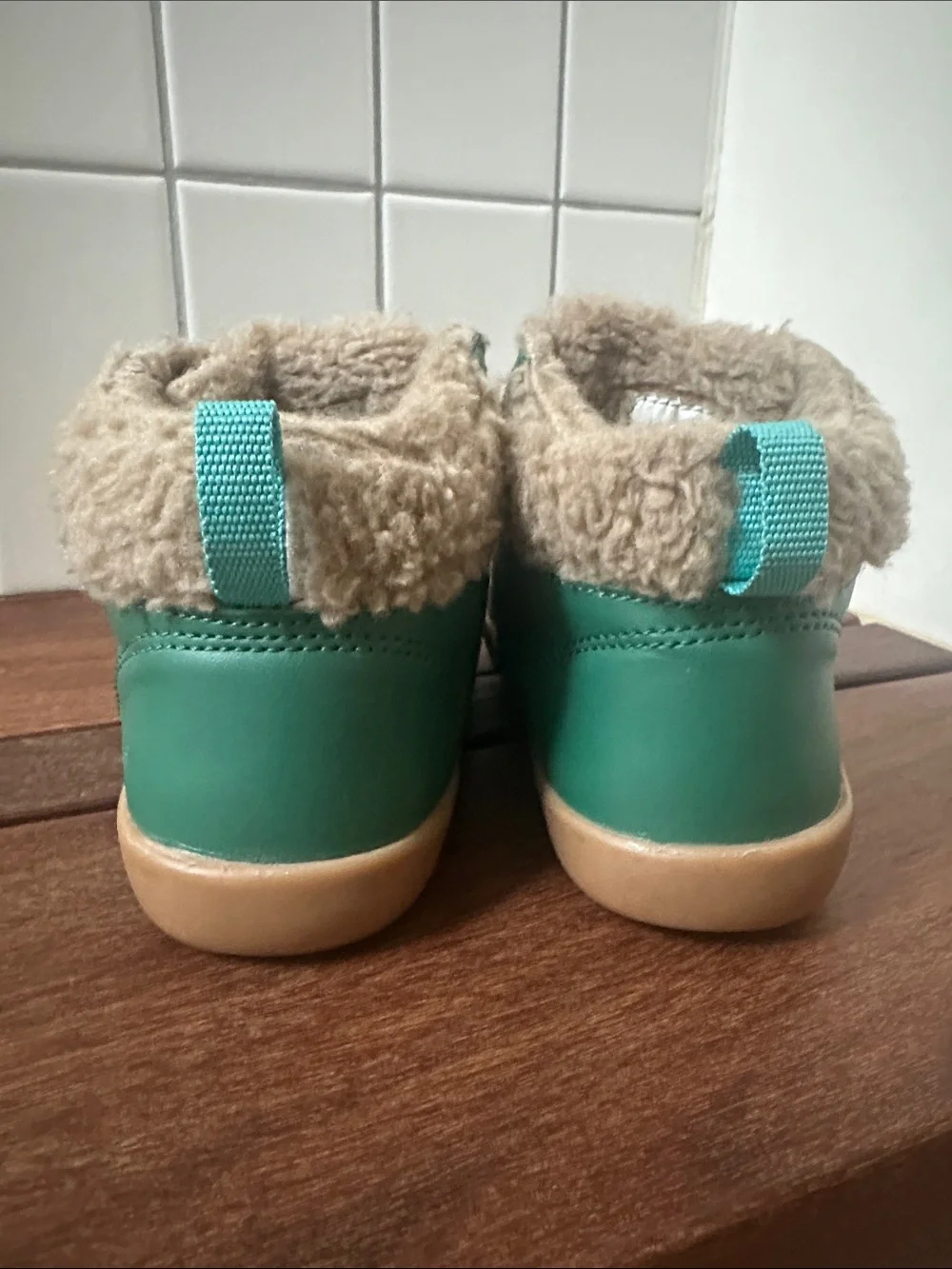 Ten Little faux fur-lined “furry” boots, size 11, VGUC!